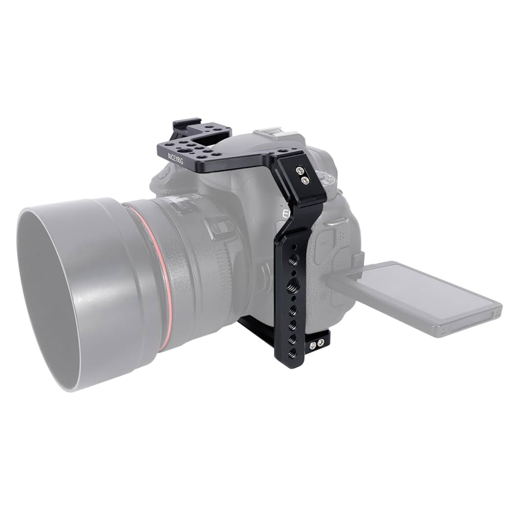 Amazon | NICEYRIG カメラケージ Canon EOS 6D/EOS 6D Mark IIに